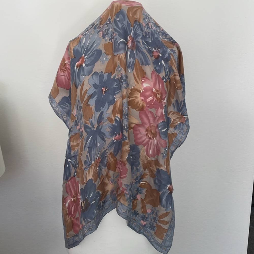 Floral Patterned Scarf